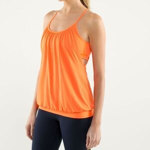 LULULEMON No Limits Tank Pizzaz Orange Women’s Size 4